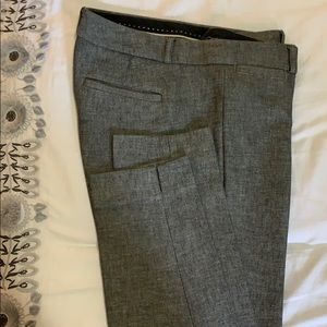 Gray banana republic trousers